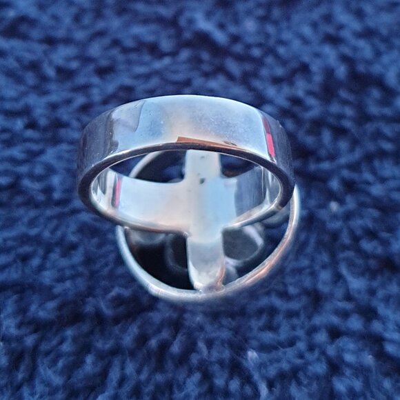 🍇 One-of-a-Kind Vintage Scandinavian Sterling Silver Grapes Ring - Picture 9 of 13